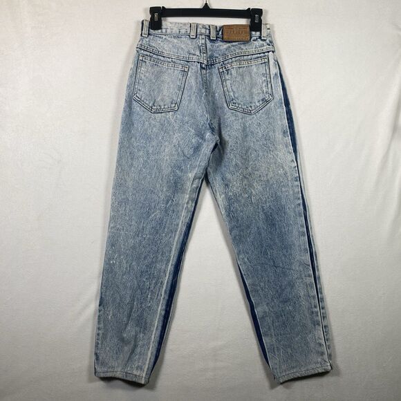 Vintage Limited Express Stone Washed Jeans Women’s 11 USA Made High Rise Tapered - Picture 2 of 11
